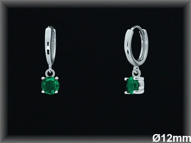 Aros de Plata al Por Mayor ref AZ181D  Mayorista de Aros de Plata