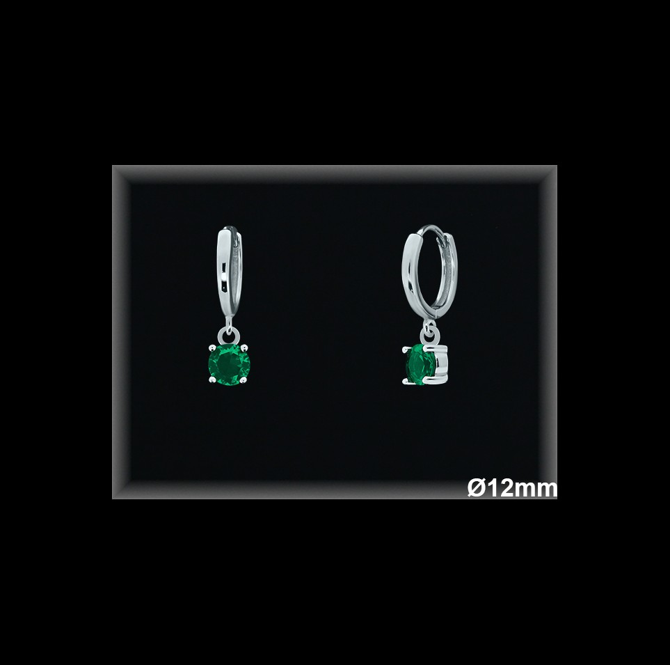 Aros de Plata al Por Mayor ref AZ181D  Mayorista de Aros de Plata