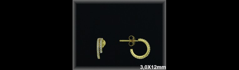Mayorista de Plata de Aros ref AZ204C  Aros de Plata al por Mayor