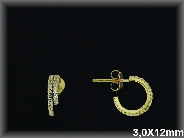 Mayorista de Plata de Aros ref AZ204C  Aros de Plata al por Mayor