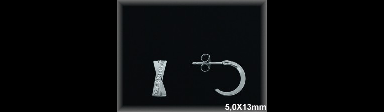 Mayorista de Plata de Aros ref AZ208  Aros de Plata al por Mayor