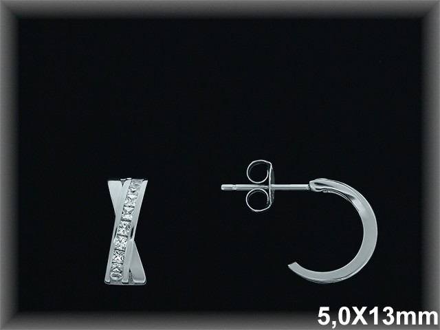 Mayorista de Plata de Aros ref AZ208  Aros de Plata al por Mayor