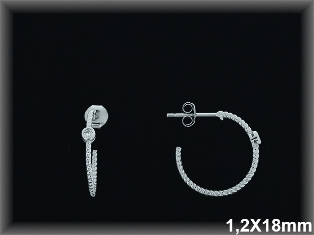 Mayorista de Plata de Aros ref AZ221  Aros de Plata al por Mayor