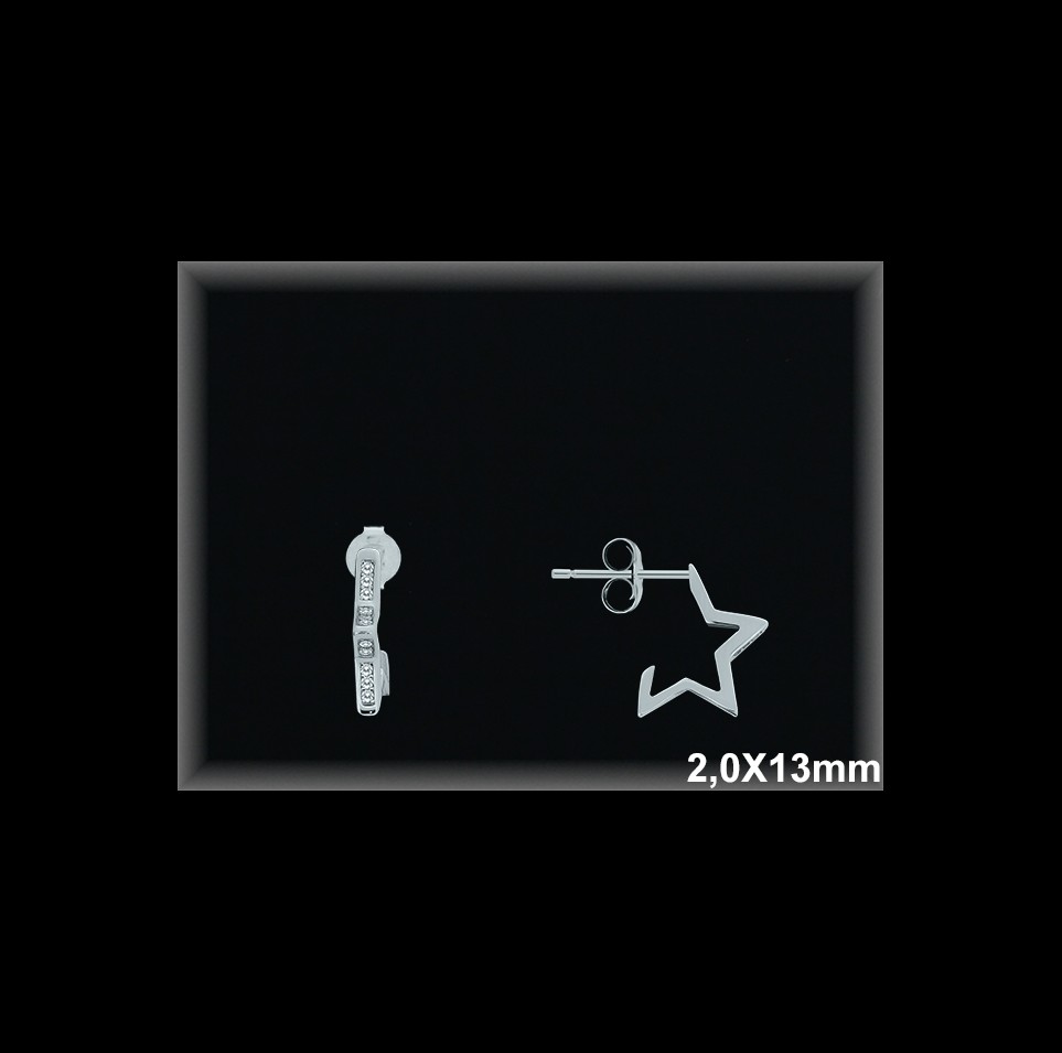 Mayorista de Plata de Aros ref AZ225  Aros de Plata al por Mayor