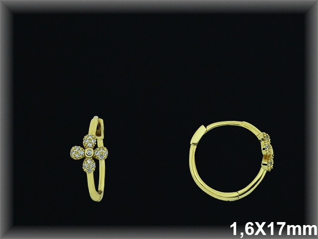 Mayorista de Plata de Aros ref AZ303C  Aros de Plata al por Mayor