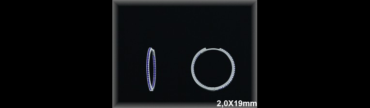 Mayorista de Plata de Aros ref AZ307BZ  Aros de Plata al por Mayor