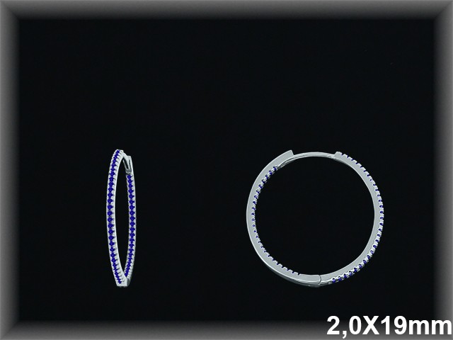 Mayorista de Plata de Aros ref AZ307BZ  Aros de Plata al por Mayor