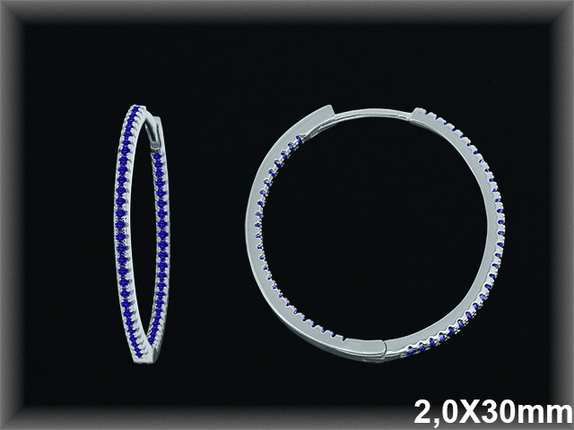 Mayorista de Plata de Aros ref AZ307DZ  Aros de Plata al por Mayor