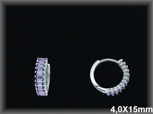Mayorista de Plata de Aros ref AZ308AL  Aros de Plata al por Mayor