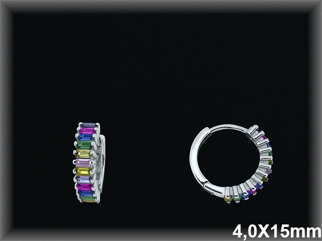 Mayorista de Plata de Aros ref AZ308T  Aros de Plata al por Mayor