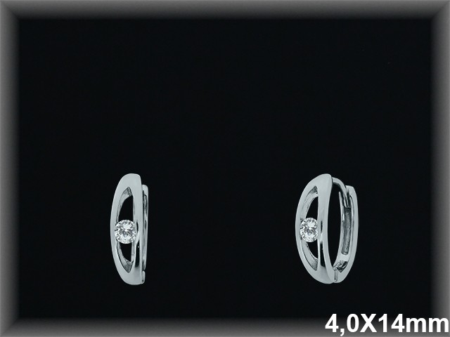 Mayorista de Plata de Aros ref AZ312  Aros de Plata al por Mayor