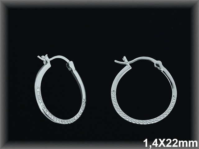 Mayorista de Plata de Aros ref AZ315  Aros de Plata al por Mayor