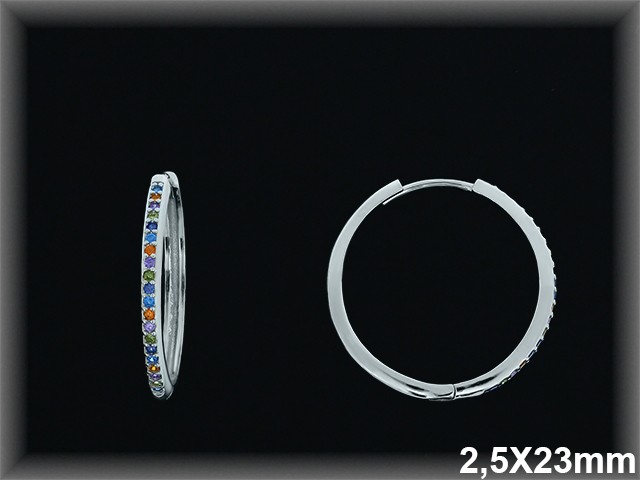 Mayorista de Plata de Aros ref AZ319CT  Aros de Plata al por Mayor