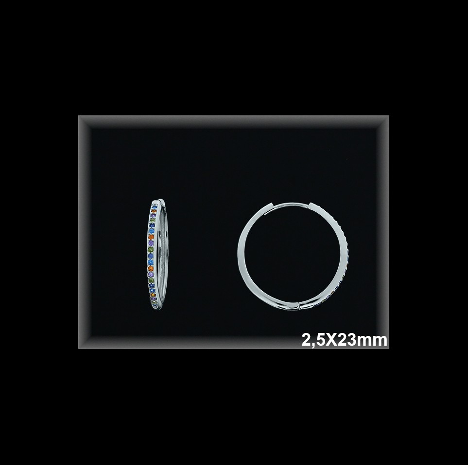 Mayorista de Plata de Aros ref AZ319CT  Aros de Plata al por Mayor