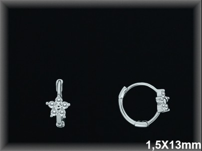 Mayorista de Plata de Aros ref AZ327  Aros de Plata al por Mayor