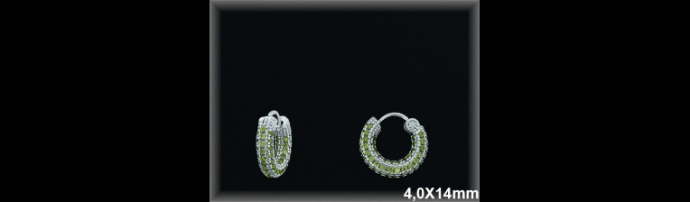 Mayorista de Plata de Aros ref AZ332D  Aros de Plata al por Mayor