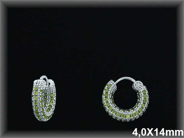 Mayorista de Plata de Aros ref AZ332D  Aros de Plata al por Mayor