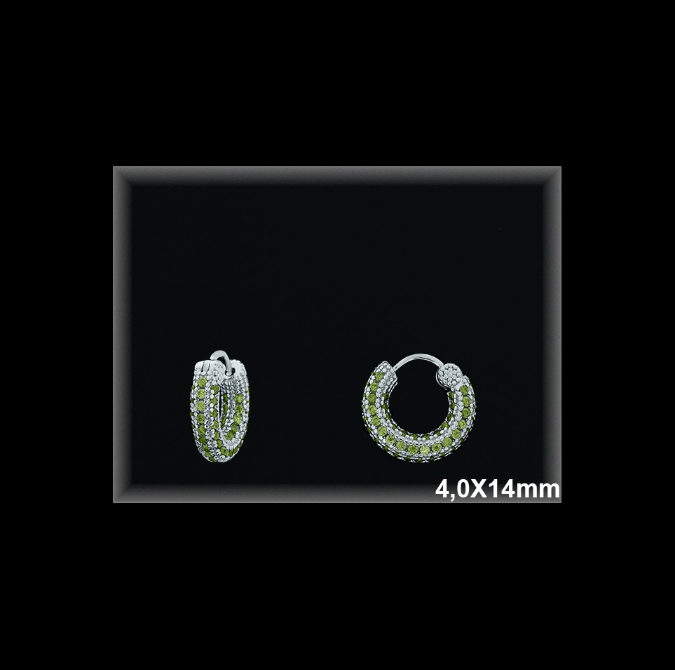 Mayorista de Plata de Aros ref AZ332D  Aros de Plata al por Mayor