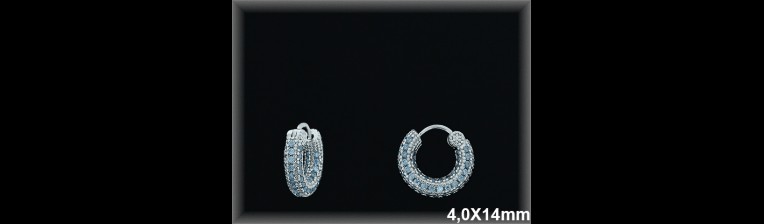 Mayorista de Plata de Aros ref AZ332G  Aros de Plata al por Mayor