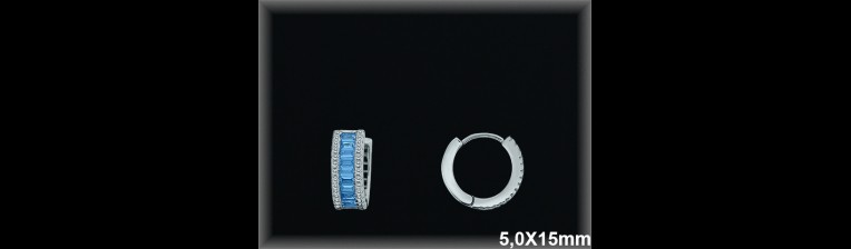 Mayorista de Plata de Aros ref AZ335G  Aros de Plata al por Mayor