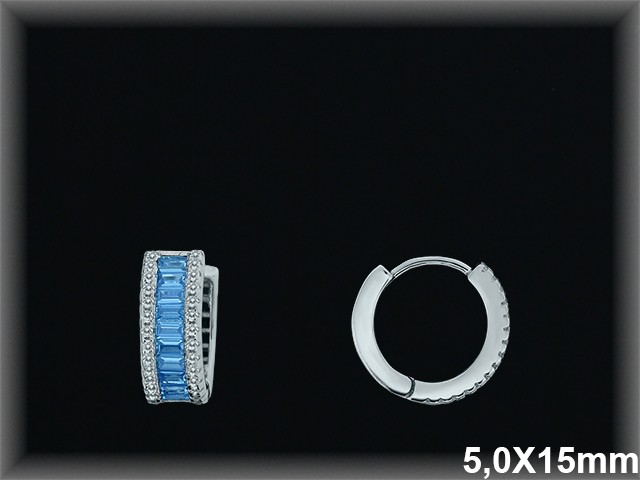 Mayorista de Plata de Aros ref AZ335G  Aros de Plata al por Mayor