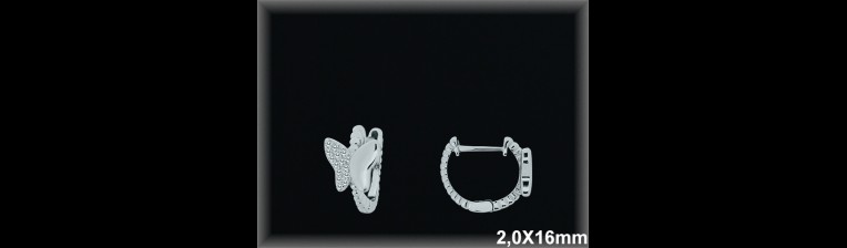Mayorista de Plata de Aros ref AZ337  Aros de Plata al por Mayor