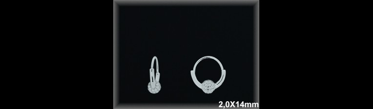 Mayorista de Plata de Aros ref AZ338  Aros de Plata al por Mayor