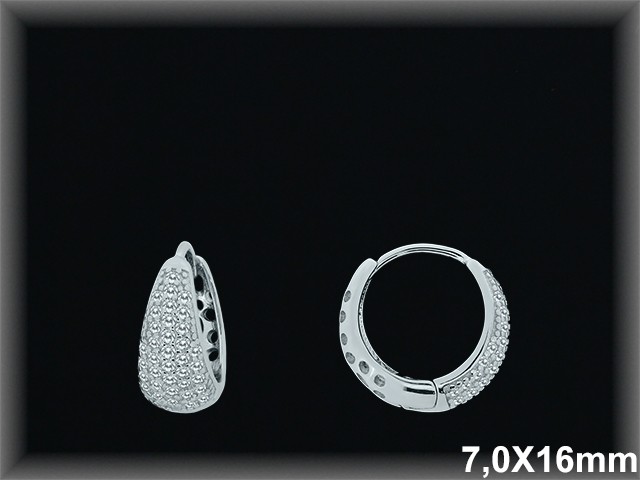 Mayorista de Plata de Aros ref AZ339  Aros de Plata al por Mayor