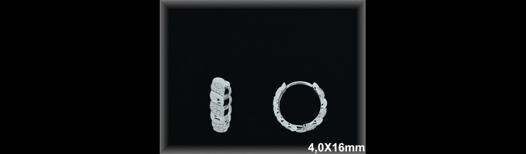 Mayorista de Plata de Aros ref AZ342  Aros de Plata al por Mayor