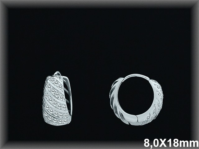 Mayorista de Plata de Aros ref AZ344  Aros de Plata al por Mayor