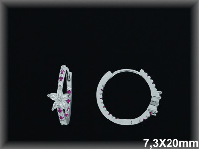 Mayorista de Plata de Aros ref AZ352R  Aros de Plata al por Mayor