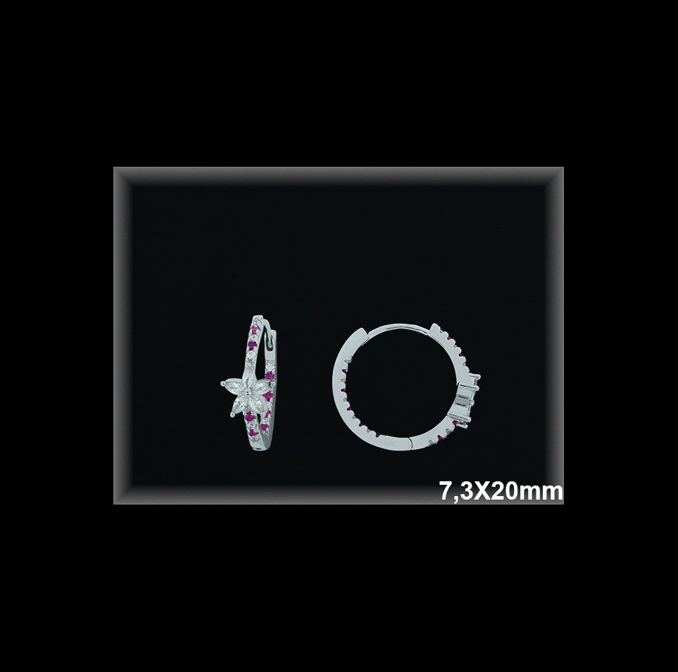 Mayorista de Plata de Aros ref AZ352R  Aros de Plata al por Mayor