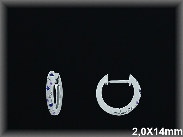 Mayorista de Plata de Aros ref AZ354Z  Aros de Plata al por Mayor
