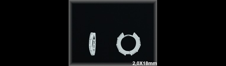 Mayorista de Plata de Aros ref AZ355  Aros de Plata al por Mayor