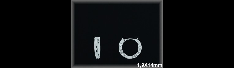 Mayorista de Plata de Aros ref AZ356  Aros de Plata al por Mayor