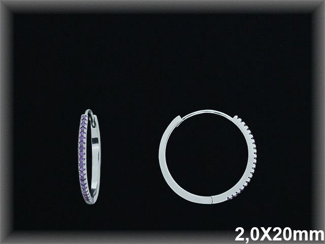 Mayorista de Plata de Aros ref AZ361BA  Aros de Plata al por Mayor