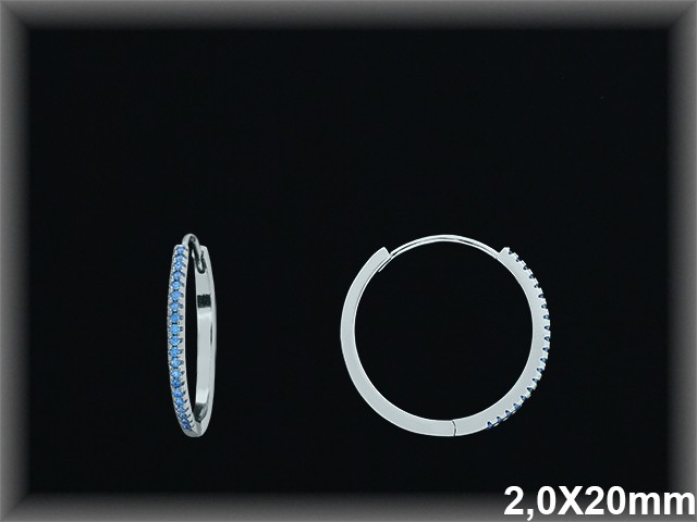 Mayorista de Plata de Aros ref AZ361BG  Aros de Plata al por Mayor