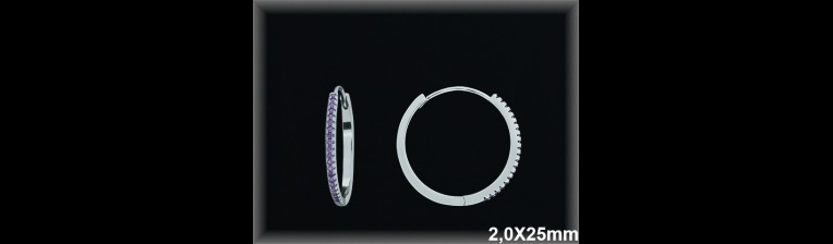 Mayorista de Plata de Aros ref AZ361CA  Aros de Plata al por Mayor