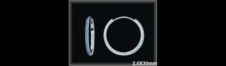 Mayorista de Plata de Aros ref AZ361DG  Aros de Plata al por Mayor