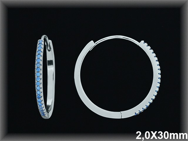 Mayorista de Plata de Aros ref AZ361DG  Aros de Plata al por Mayor