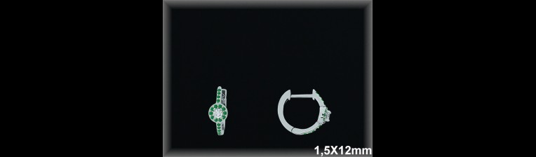 Mayorista de Plata de Aros ref AZ362D  Aros de Plata al por Mayor