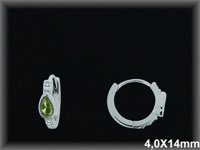 Mayorista de Plata de Aros ref AZ369D  Aros de Plata al por Mayor