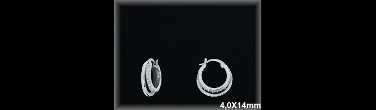 Mayorista de Plata de Aros ref AZ371  Aros de Plata al por Mayor