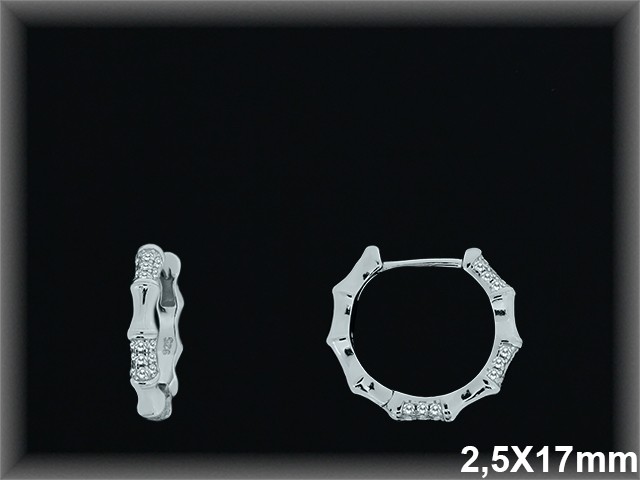 Mayorista de Plata de Aros ref AZ373  Aros de Plata al por Mayor