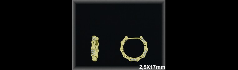Mayorista de Plata de Aros ref AZ373C  Aros de Plata al por Mayor