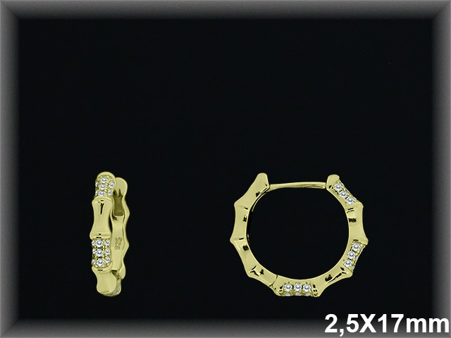 Mayorista de Plata de Aros ref AZ373C  Aros de Plata al por Mayor