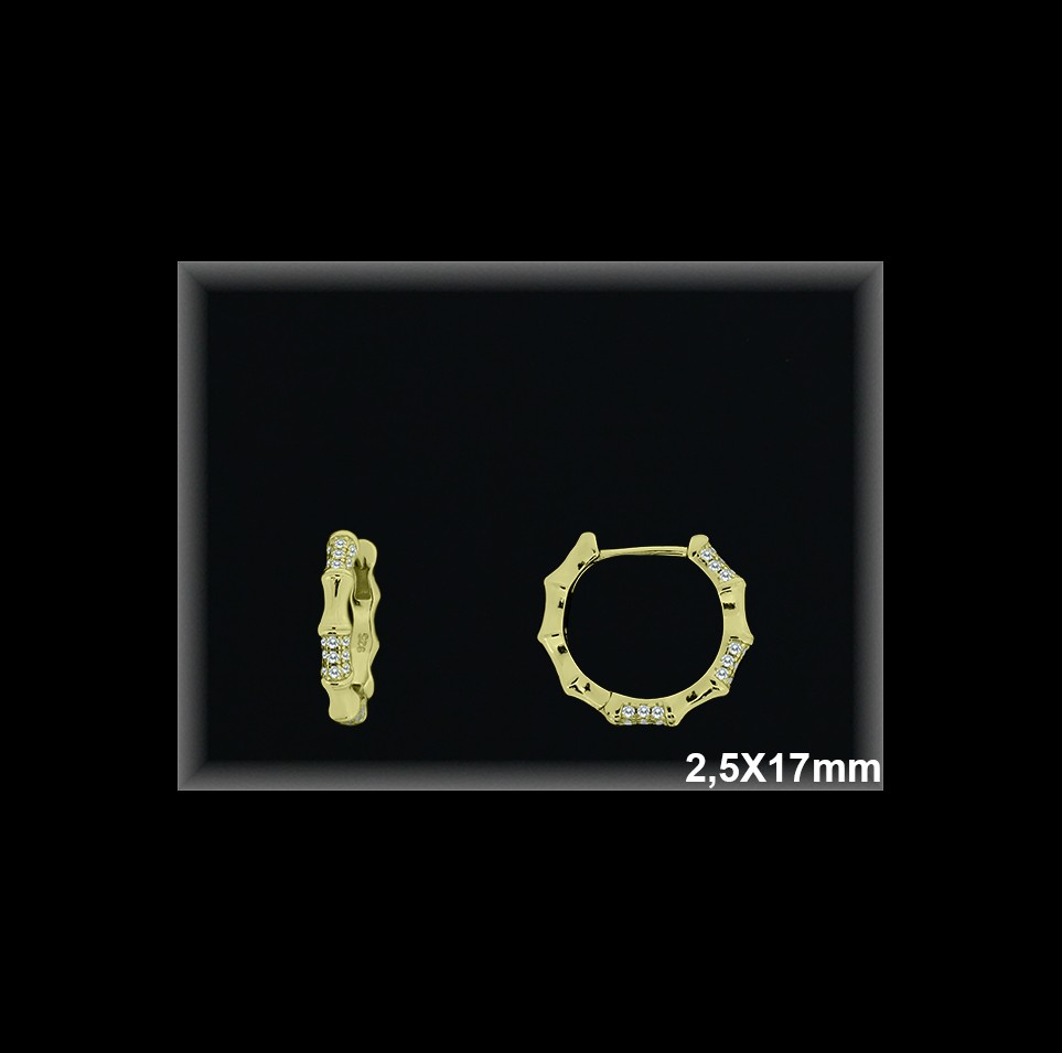 Mayorista de Plata de Aros ref AZ373C  Aros de Plata al por Mayor