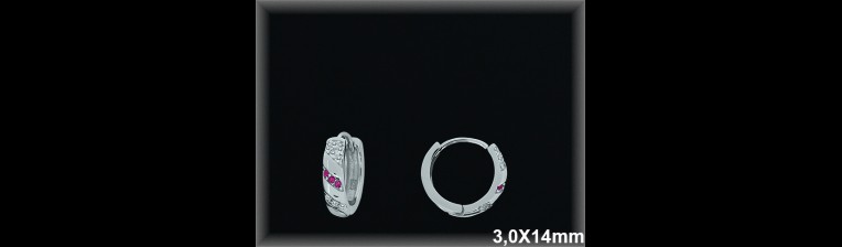 Mayorista de Plata de Aros ref AZ374R  Aros de Plata al por Mayor
