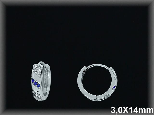 Mayorista de Plata de Aros ref AZ374Z  Aros de Plata al por Mayor
