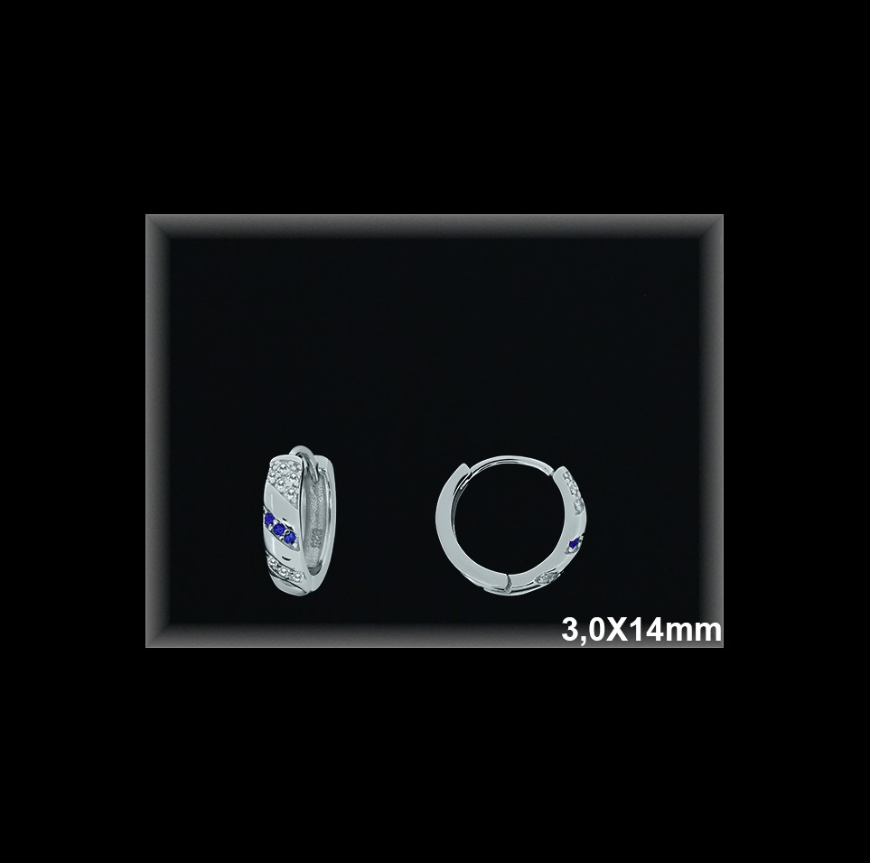Mayorista de Plata de Aros ref AZ374Z  Aros de Plata al por Mayor